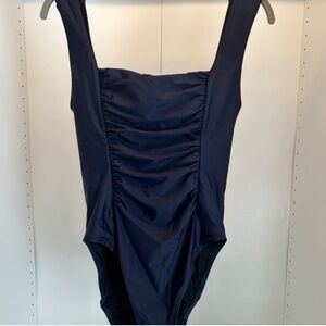 J. Crew Navy Blue Women's One Piece Swimsuit